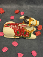 Handcrafted Wooden Nandi Cow