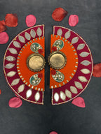 Split Circle Rangoli Tealight Holder Set of 2