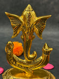 Brass Ganesha/Ganpati with Modak