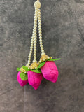Lotus Bud with Pearl Dangler