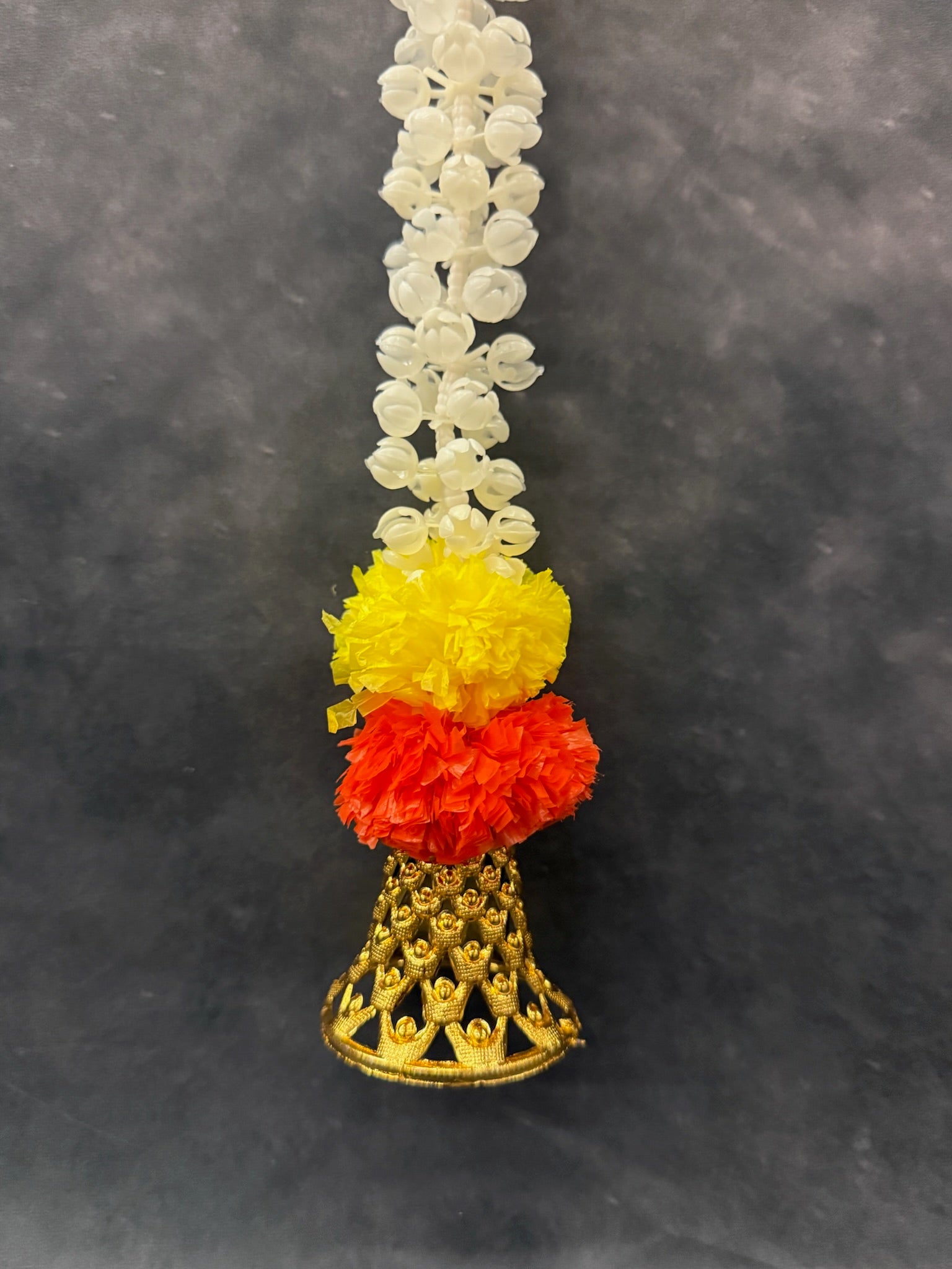Marigold & Mogra with Bell Multicolor String