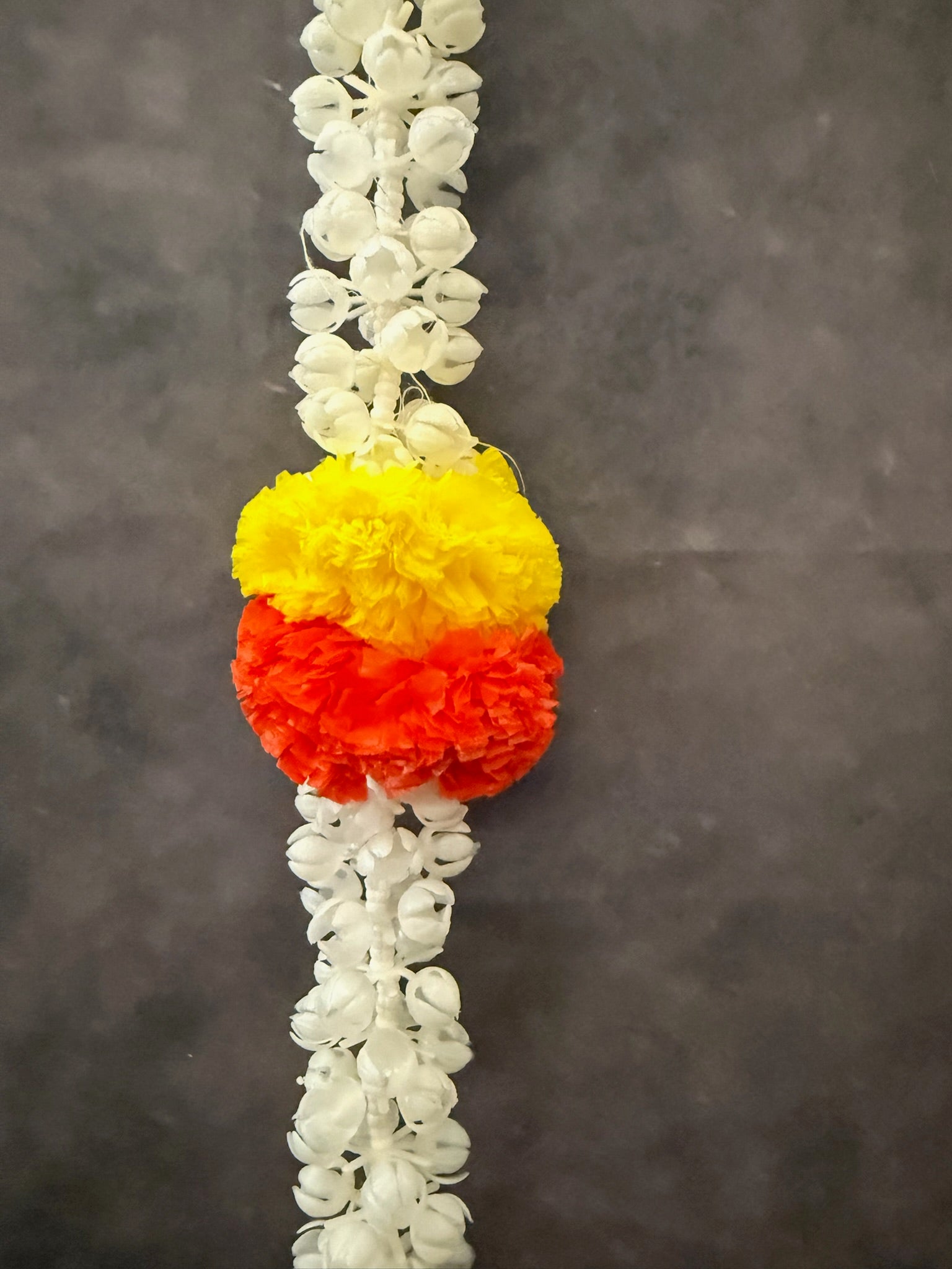 Marigold & Mogra with Bell Multicolor String