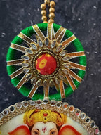 Ganesh Decorative Hanging Round Embellished Wall/Door D or