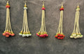 Pearl Strings With Rose Bud Dangler