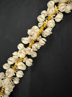 Mogra, Lotus Bud and Green Leaf String