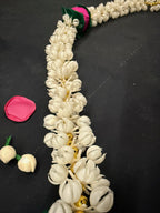 Mogra, Lotus Bud and Green Leaf String