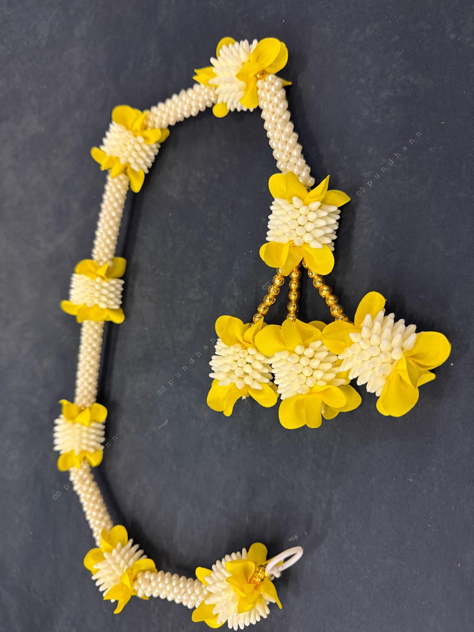 Mogra Pearl and colorful flower with Tassel