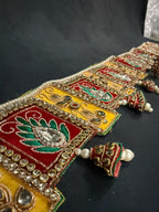 Decorative Studded Toran With Small Bell Shape Hangings