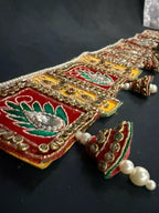 Decorative Studded Toran With Small Bell Shape Hangings