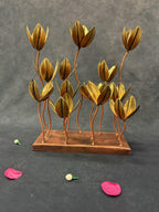 Golden Bloom Metal Table D or