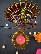 Decorative Krishna Tea Light Holder