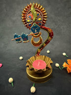 Decorative Krishna Tea Light Holder
