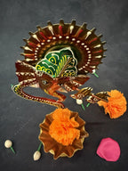 Flute Ganesha Tea Light Holder