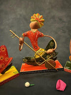 Vibrant Tribal Musician Decor Set 3 Pieces