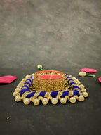 Square Tealight Holder with Pearls