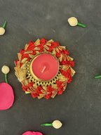 Colorful Gotapatti Bangle Tea Light Holder