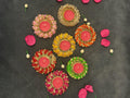 Colorful Gotapatti Bangle Tea Light Holder