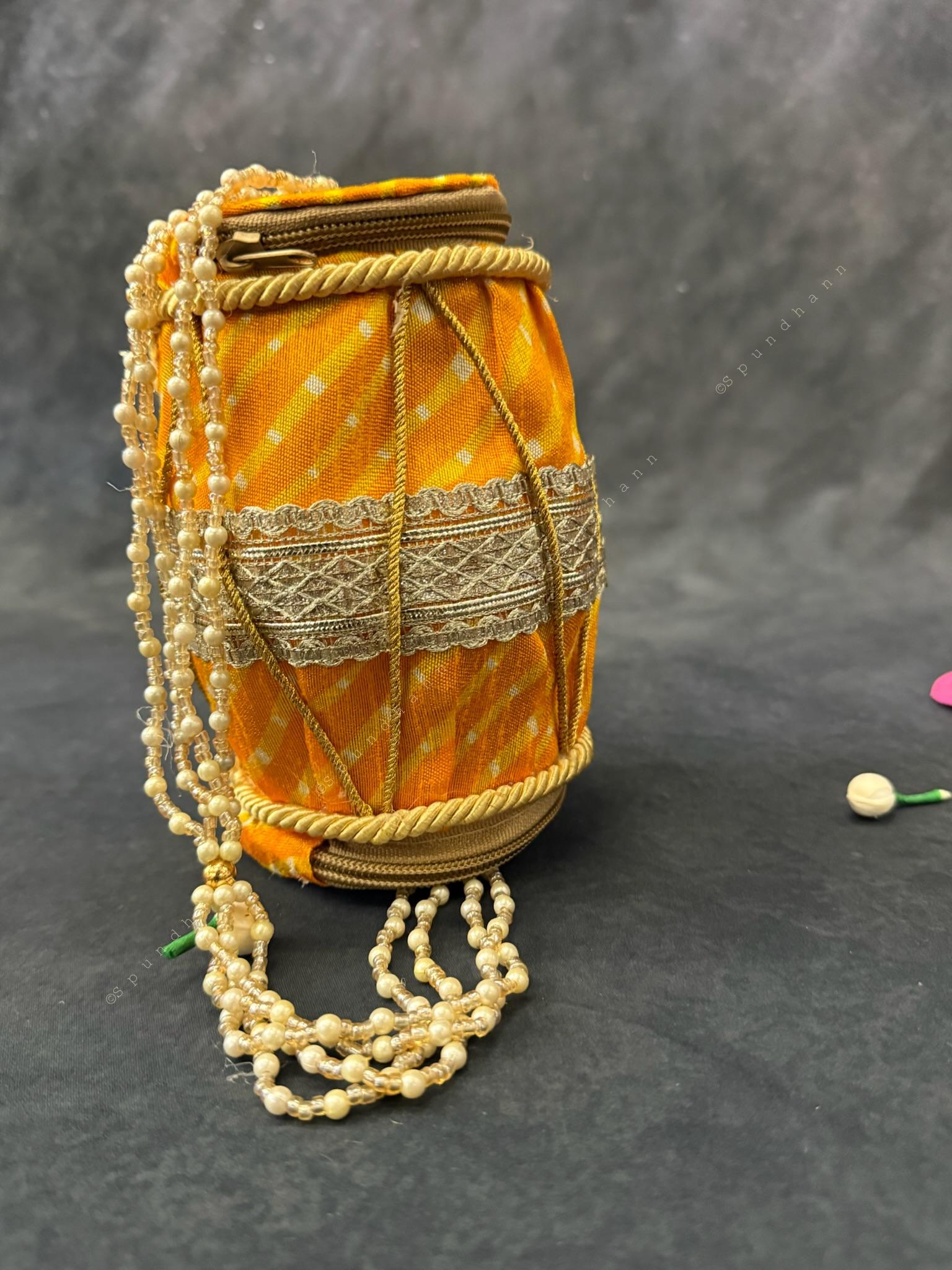 Decorative Dholki shape Purse
