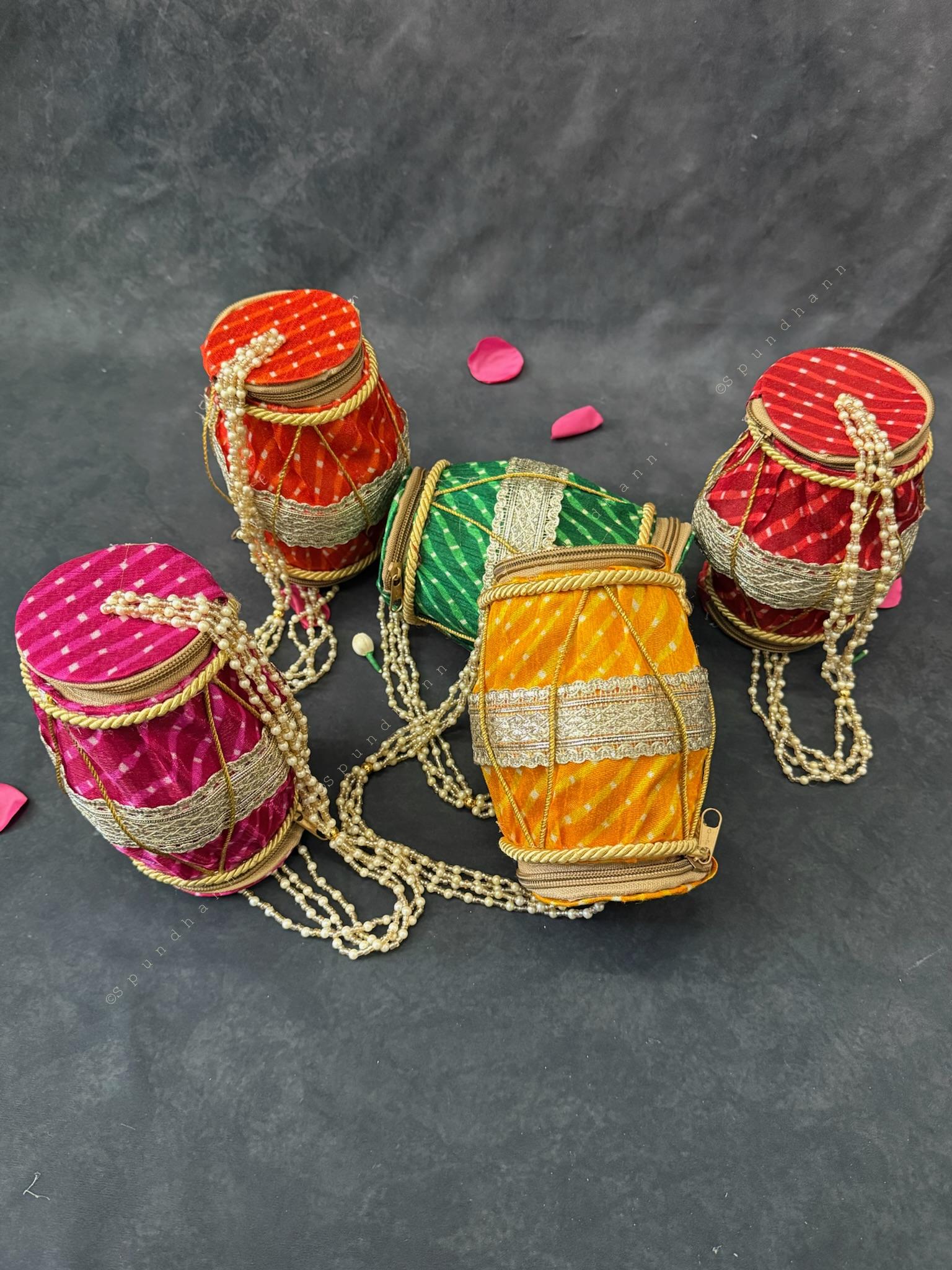 Decorative Dholki shape Purse