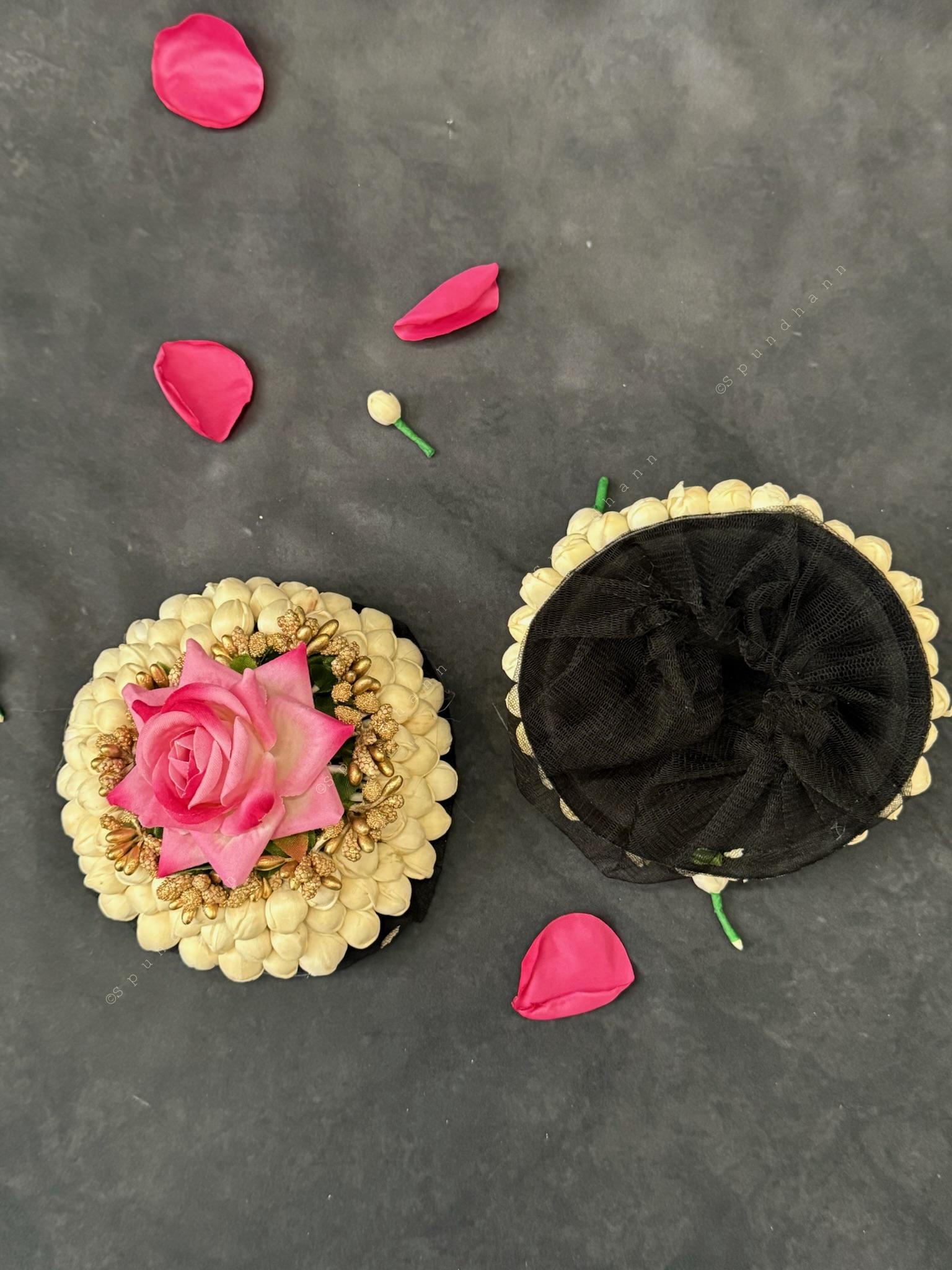 Rose Hair Gajra