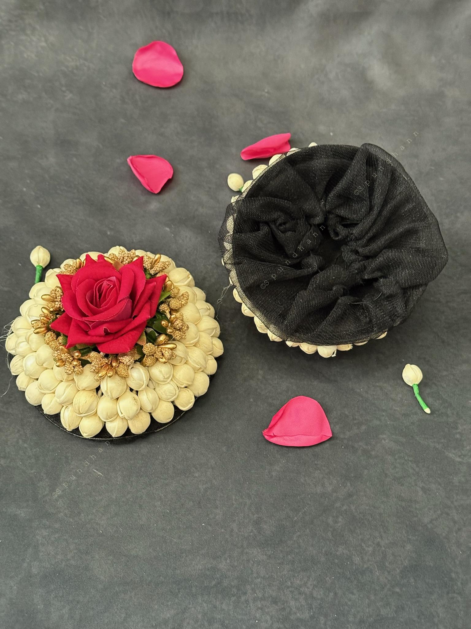 Rose Hair Gajra