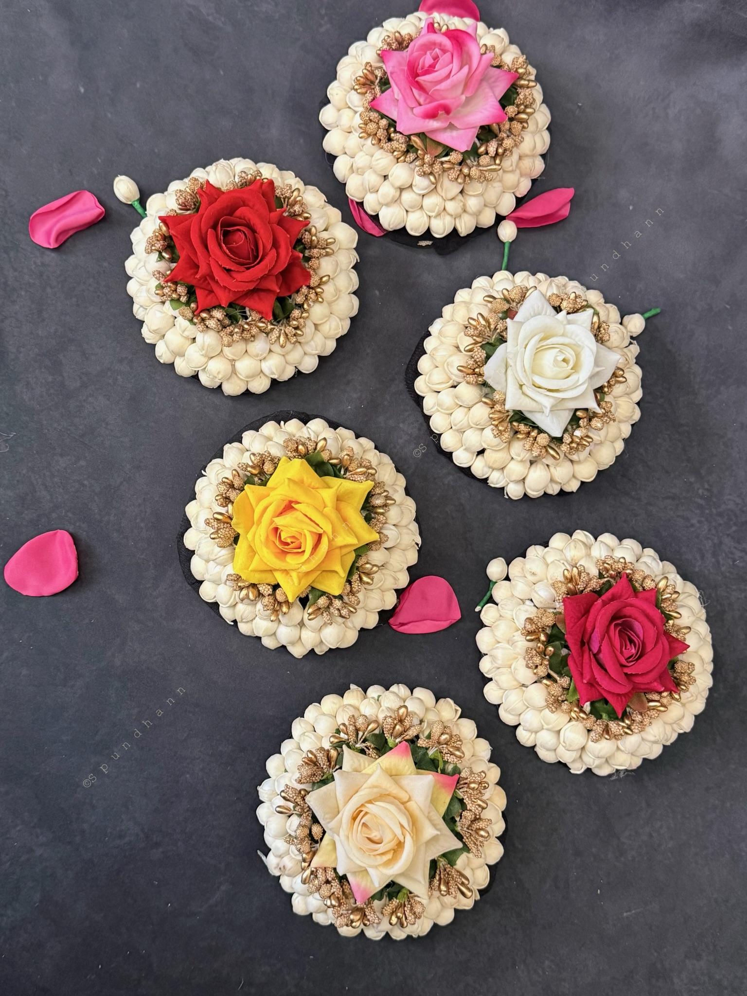 Rose Hair Gajra