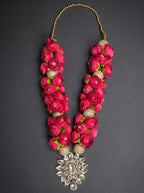Rose Mala With Gemstone