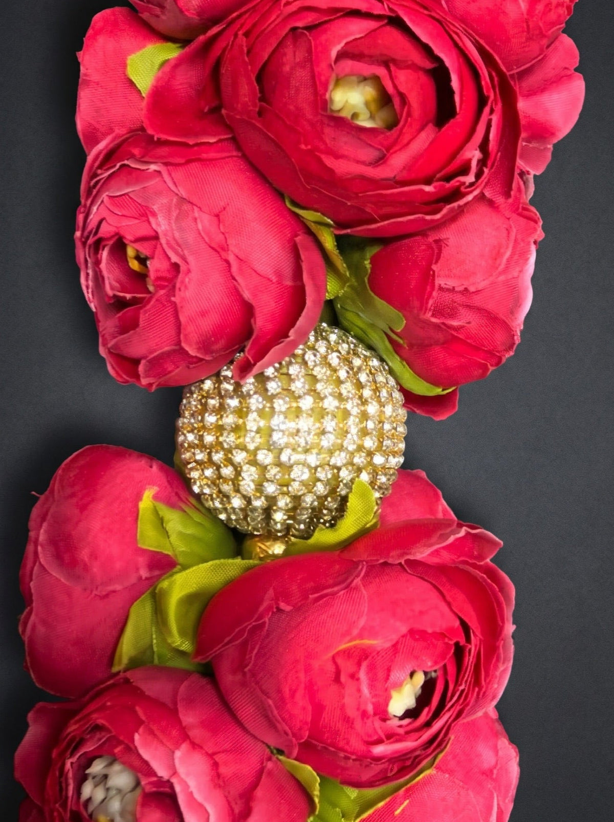 Rose Mala With Gemstone