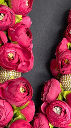 Rose Mala With Gemstone