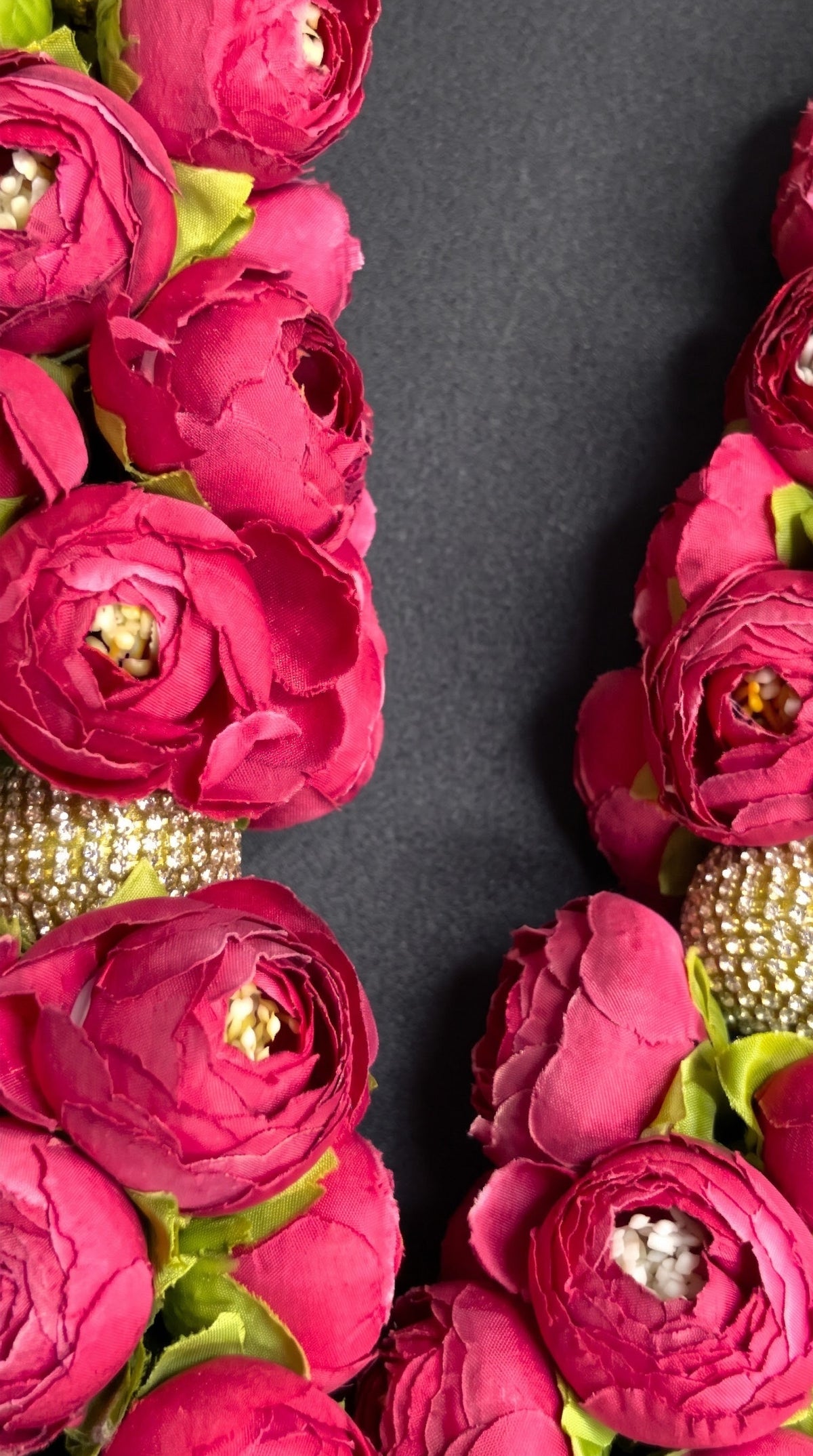 Rose Mala With Gemstone