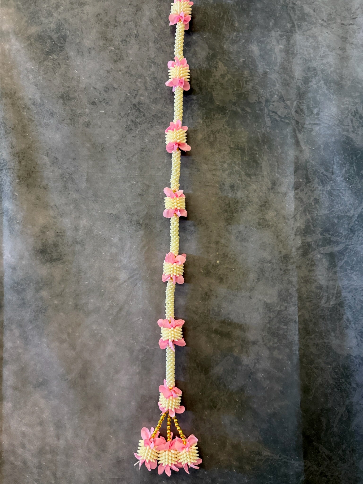 Mogra Pearl and colorful flower with Tassel