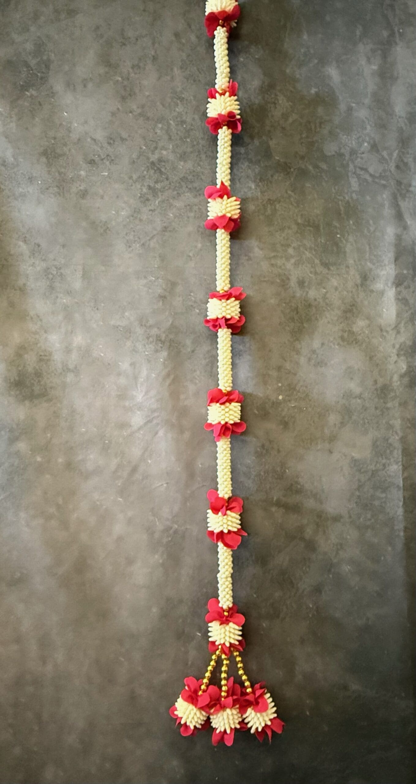 Mogra Pearl and colorful flower with Tassel