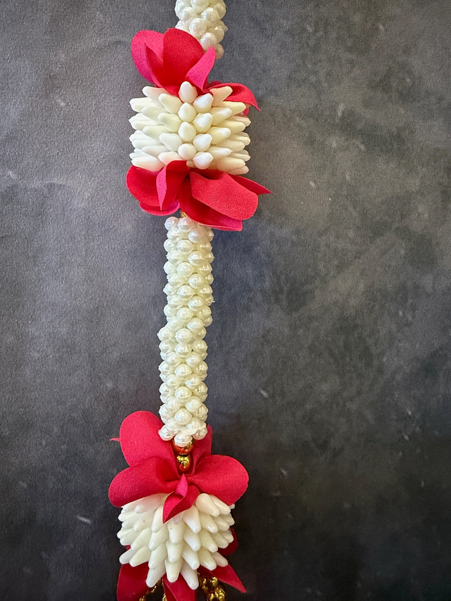 Mogra Pearl and colorful flower with Tassel