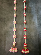 Mogra Pearl and colorful flower with Tassel