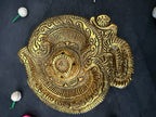 Agarbatti Holder Om Shape Silver And Gold