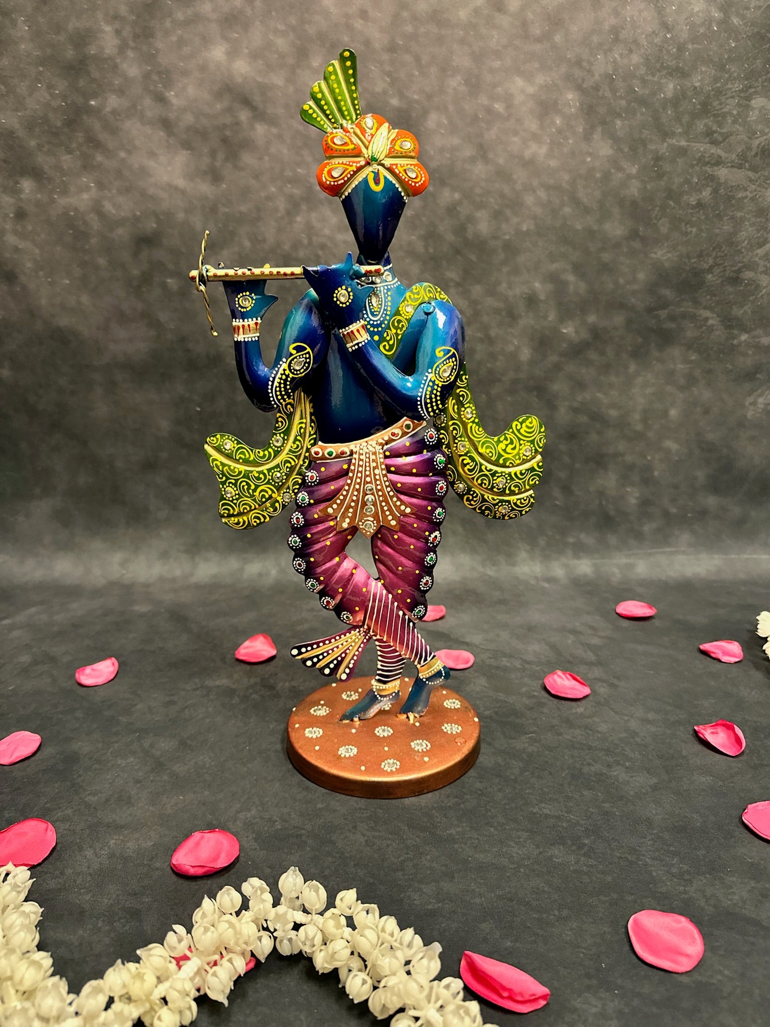 Flute Krishna Decorative Stand