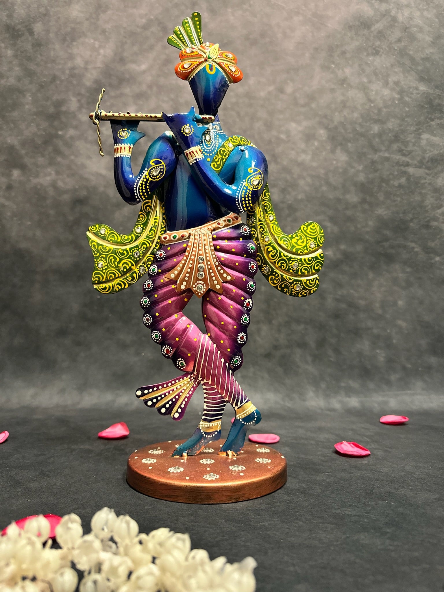 Flute Krishna Decorative Stand