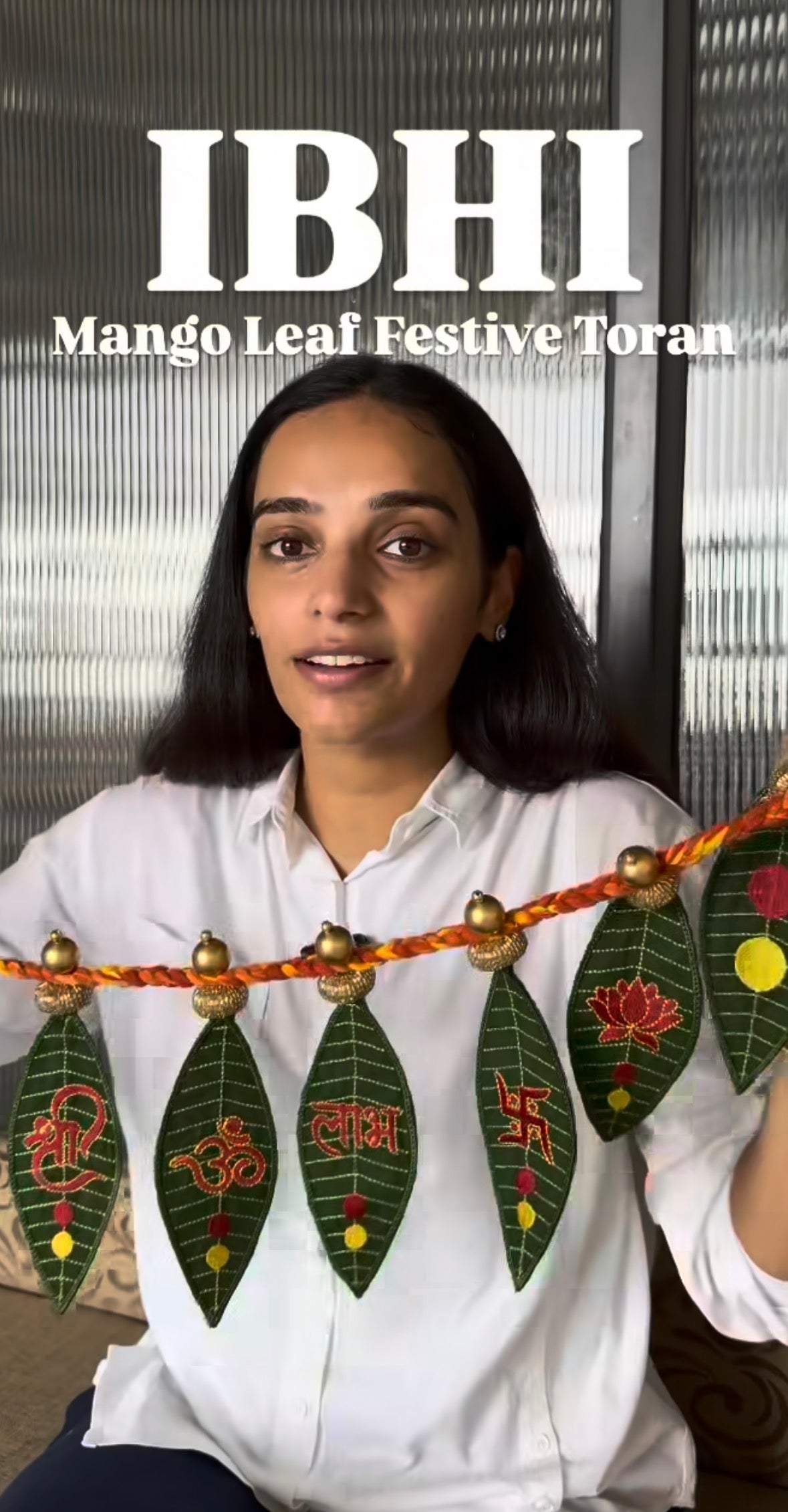 Mango Leaf Festive Toran 37"