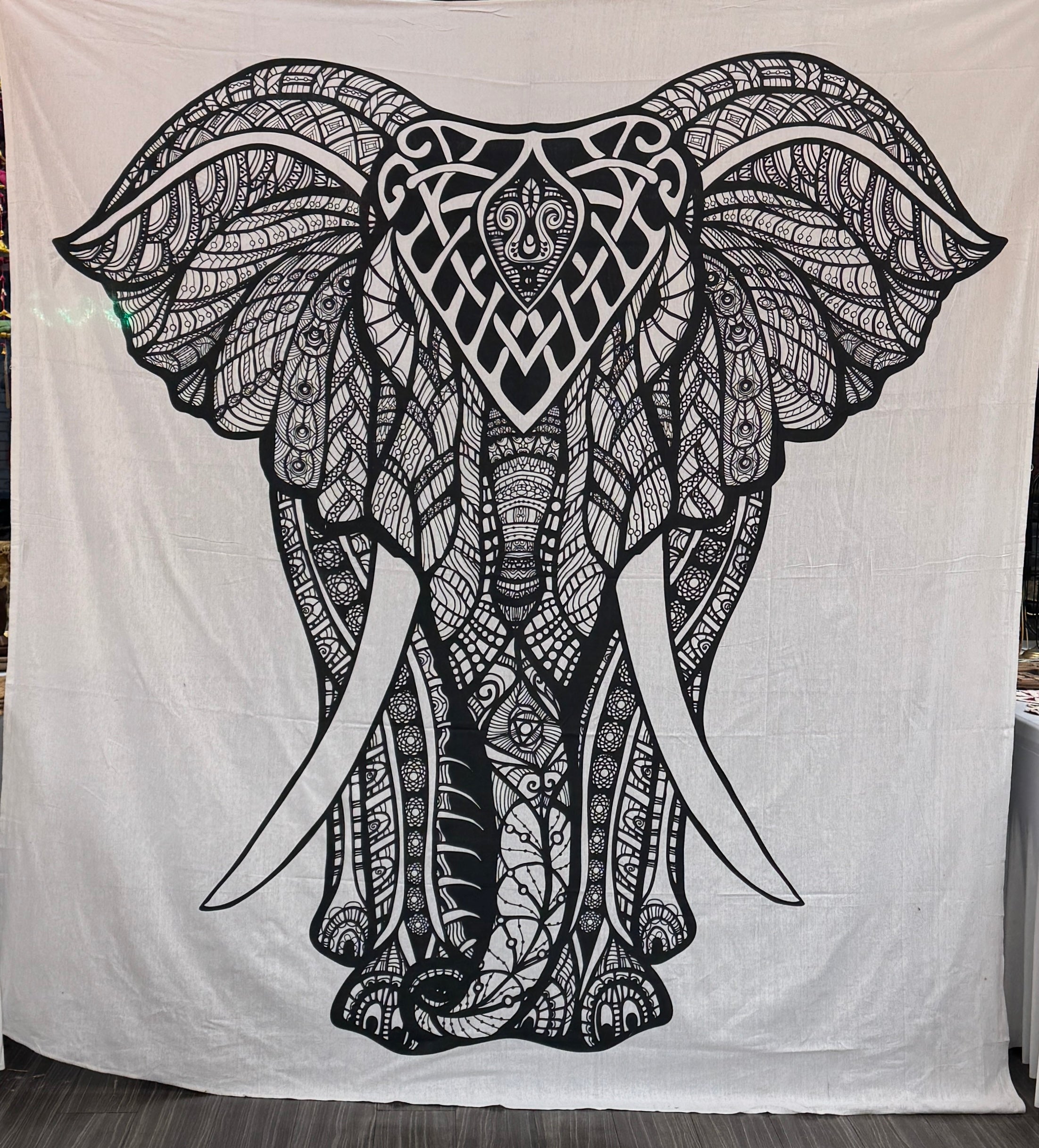 Black & White Boho Tapestry Collection Multiple Designs & Sizes