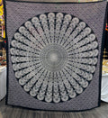 Black & White Boho Tapestry Collection Multiple Designs & Sizes