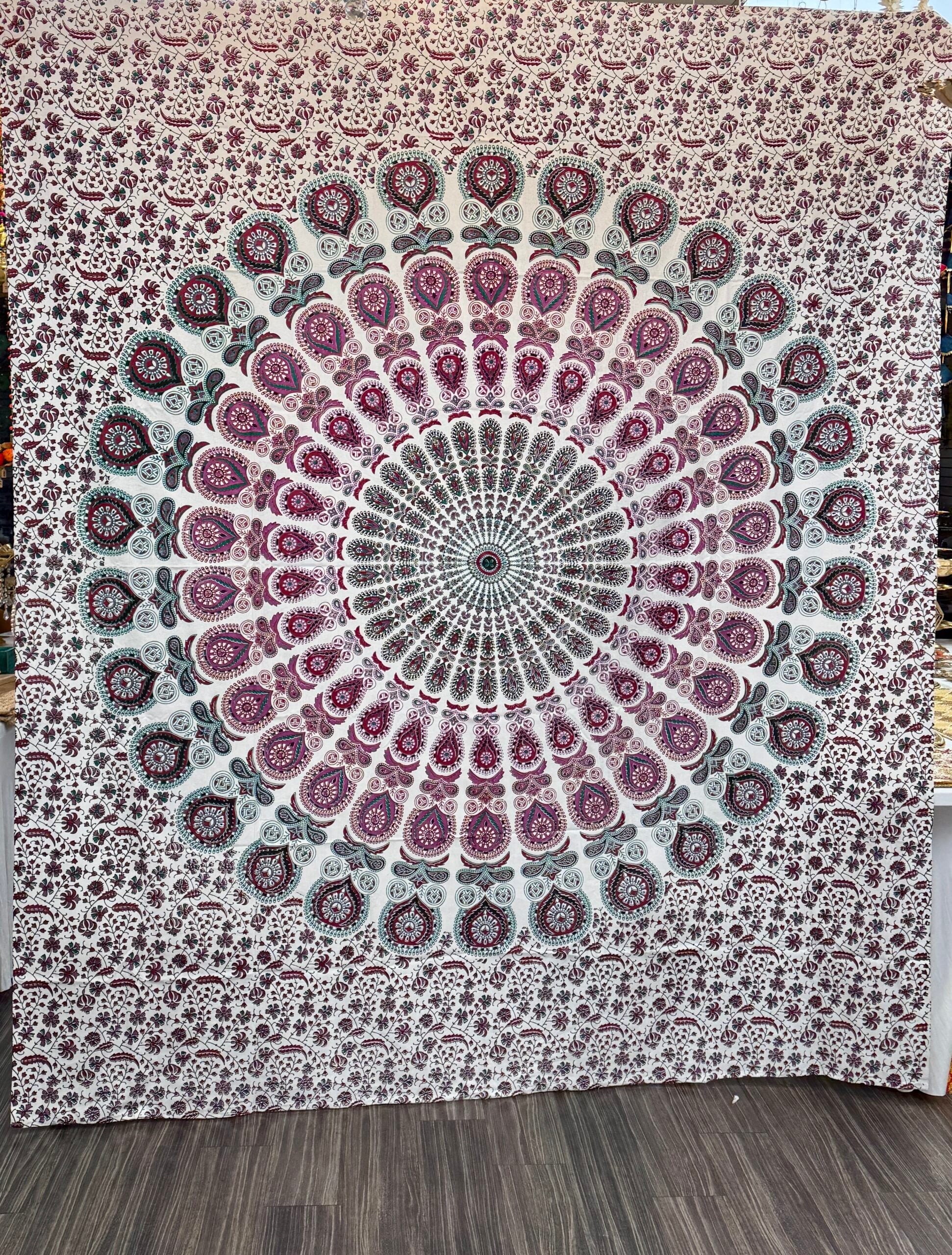 Round Mandala Tapestry Multiple Designs & Sizes