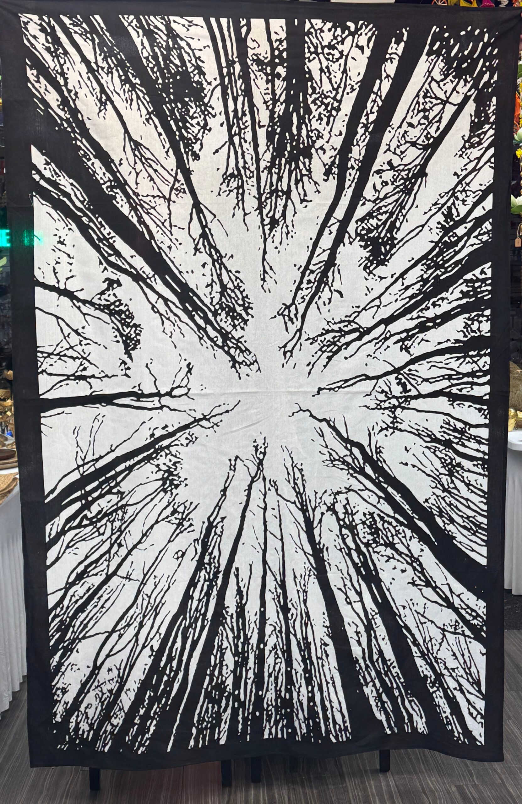Black & White Boho Tapestry Collection Multiple Designs & Sizes
