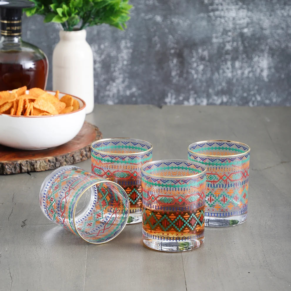 Aztec 300ml Drink Glass Pack of 2
