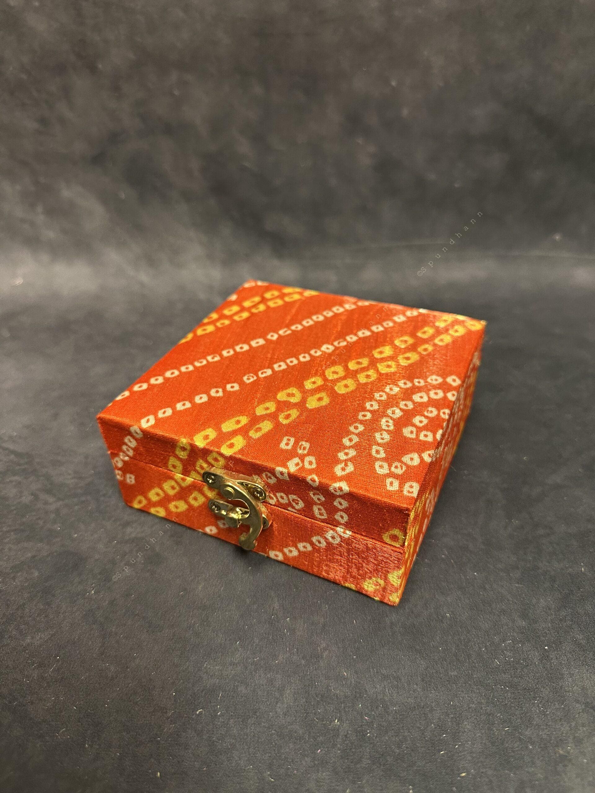 Square Bandhini Gift Box Only (Large)