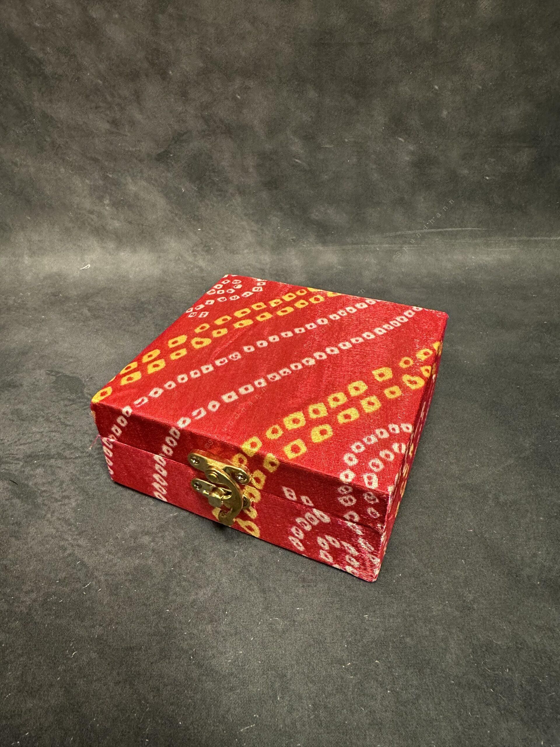 Square Bandhini Gift Box Only (Large)
