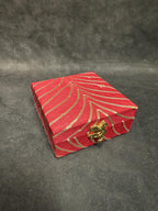 Square Gold Gotapatti Gift Box Only (Large)