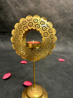 Shadow Cutwork Standing Tea Light (Round)