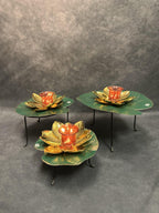 Lotus Leaf Tray (with stand) for Lotus Tea Light holder
