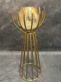 Tree Trunk and Nest Lotus Standing Tea Light Holder