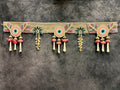 Evil Eye With Rose Fabric Pearl Toran